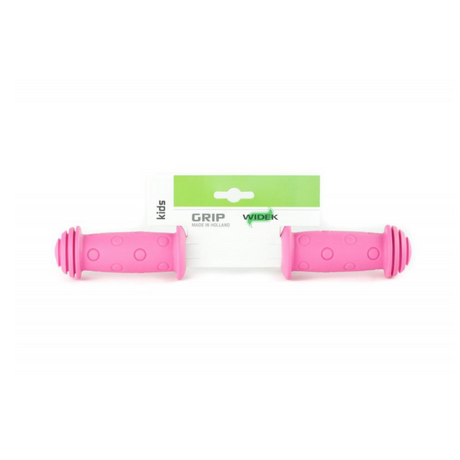Mango de bicicleta para niños Widek: rosa, 100 mm, goma