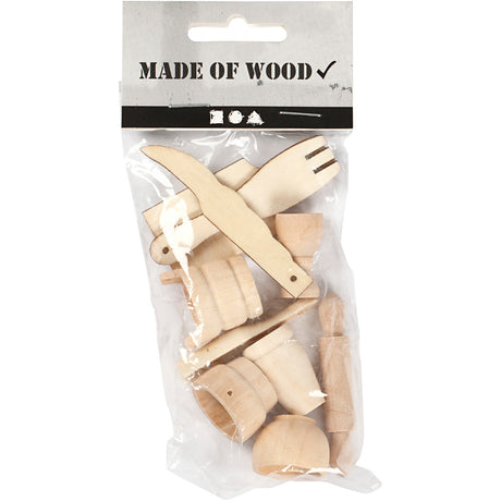 Creativ Company Wooden Kitchen Utensils Diverse, 10st.