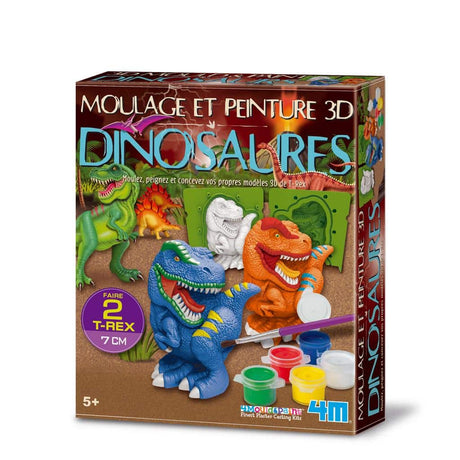 Escayola 4m y pintura dinosaurios 3D