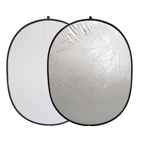 Pantalla reflectante Linkstar 2 en 1 r-90120sw blanco plateado 90x120 cm