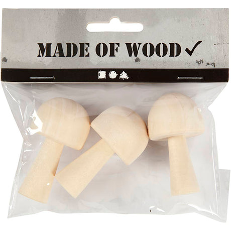 Empresa creativa https: www.cchobby.nl hongo-h-5-2-cm-d-2-9-cm-3-piece-1-box