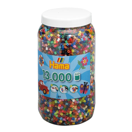 Perlas para fundir Hama mezclan 68, -52 colores bote de 130