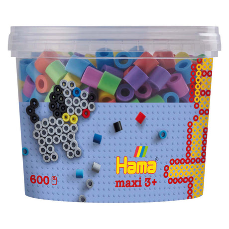 Hama Iron Beads Maxi en Bak - Pastelmix (050), 600º.