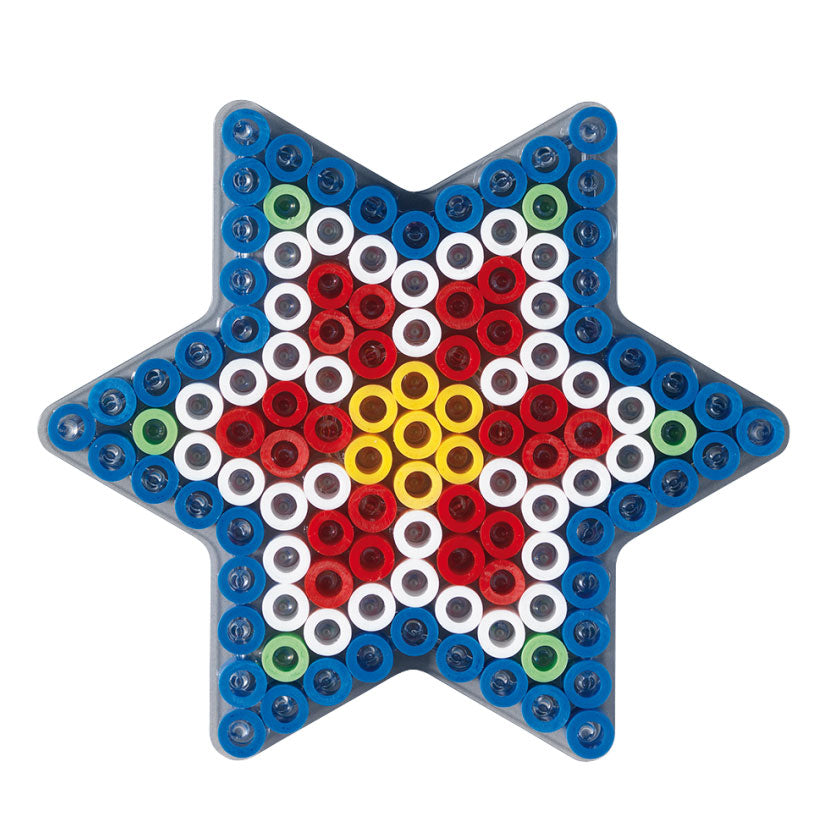 Placa base de cuentas termoadhesivas Hama maxi estrella
