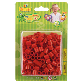 Hama maxi cuentas termoadhesivas rojas, 250 uds.
