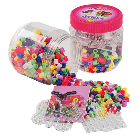 Juego de cuentas de planchar Hama maxi en bote, 400 uds.