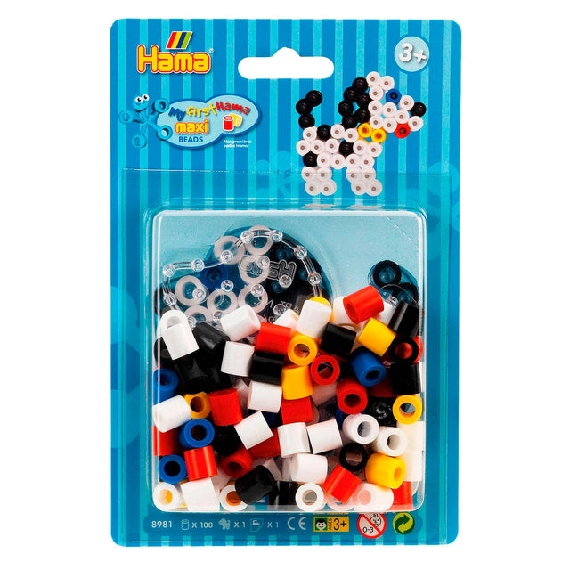 Hama maxi set de cuentas termoadhesivas perro, 100 uds.
