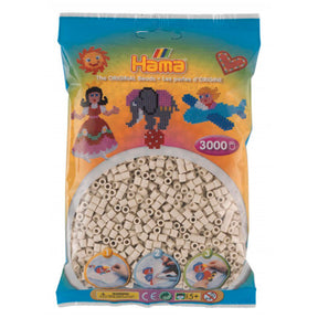 Cuentas para planchar Hama midi - blanco nublado (201-77), 3000ud.