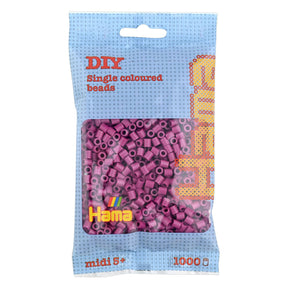 Cuentas para planchar Hama midi - ciruela (82), 1000 uds.