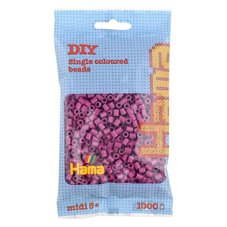 Cuentas para planchar Hama midi - ciruela (82), 1000 uds.