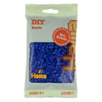 Cuentas termoadhesivas Hama midi bio - azul (008), 1000 uds.