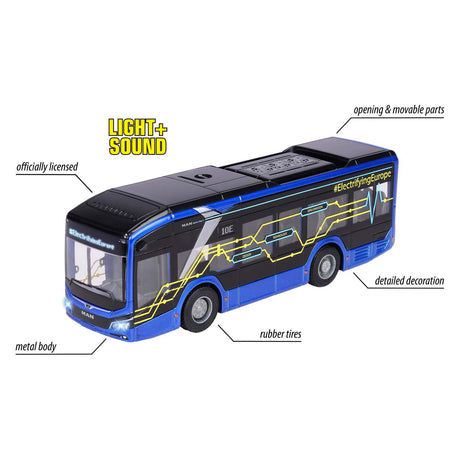 Majorette hombre ciudad del león décimo autobús