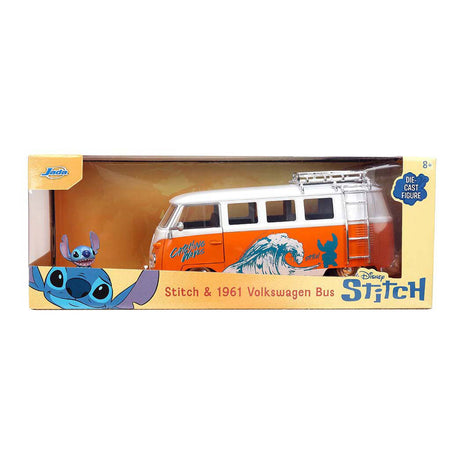 Jada juguetes - puntada 1961 vw bus 1:24 - 9336340314r01