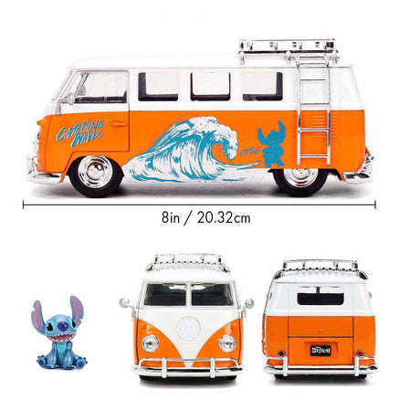 Jada juguetes - puntada 1961 vw bus 1:24 - 9336340314r01