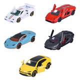 Conjunto lamborghini majorette, 5 piezas.