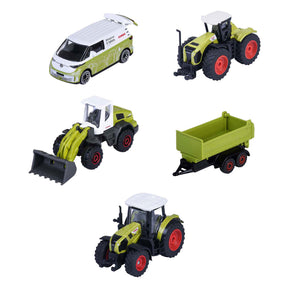 Granja Majorette Claas, 5 piezas.