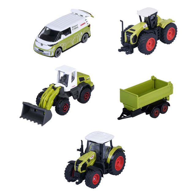 Granja Majorette Claas, 5 piezas.