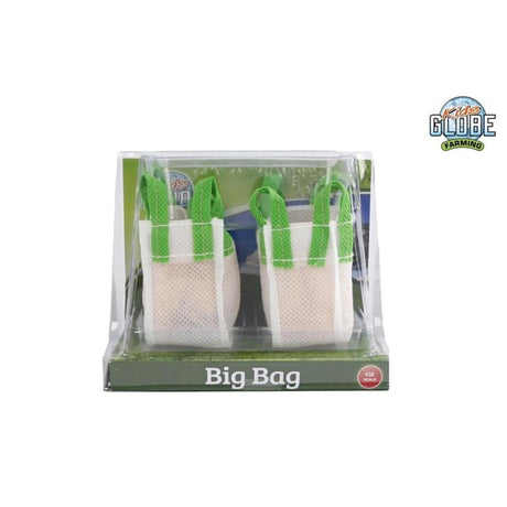 Bolsa grande globo terráqueo para niños con relleno de silo 2 piezas 1:32