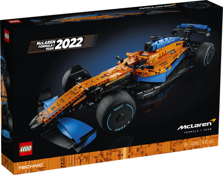 Lego technic mclaren fórmula 1 2022 juego de coches de carreras para adultos - 42141