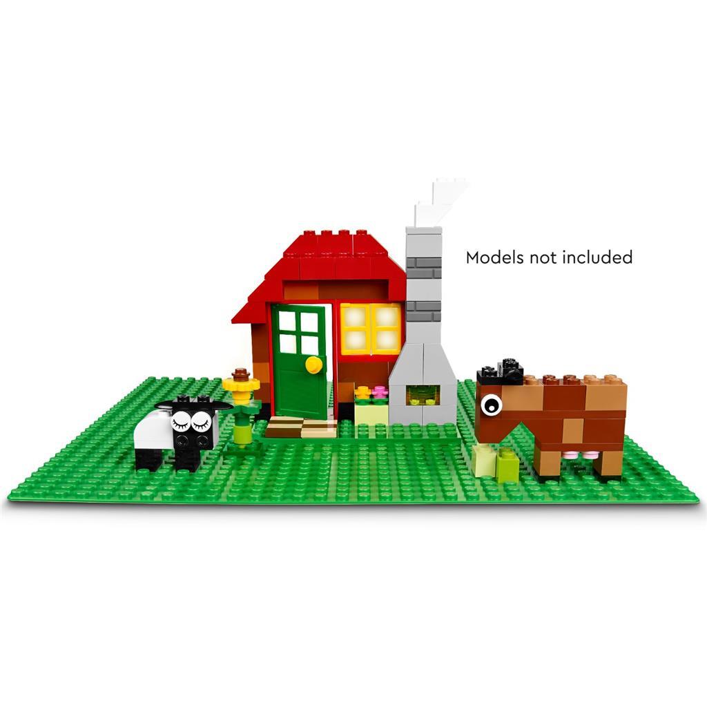 Placa de construcción Lego classic 11023 verde