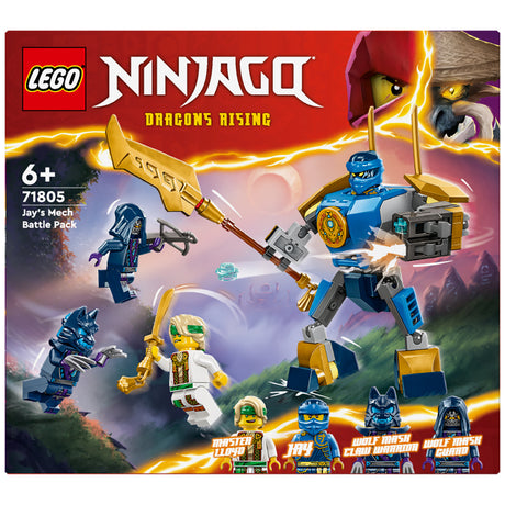 Lego ninjago 71805 paquete de batalla mecánico jays