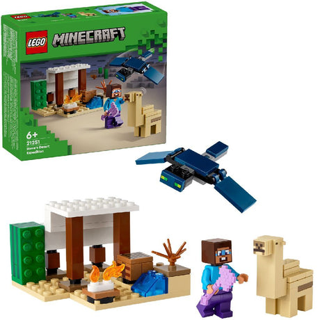 Lego Minecraft 21251 Steve #039; Expedición al desierto de s
