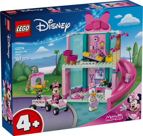 Lego Disney Mickey y sus amigos - Juguete de construcción del hotel para mascotas de Minnie (43274)