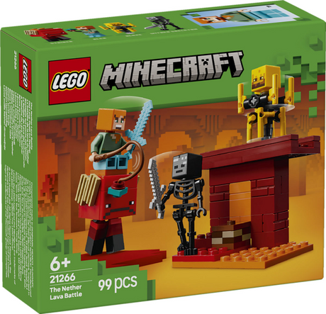 Lego minecraft la batalla de lava en el abismo para niños - 21266