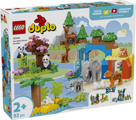 Lego duplo town 10446 familias de animales salvajes 3 en 1