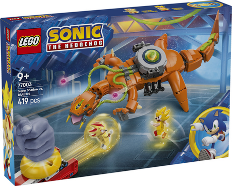 Lego Sonic the Hedgehog 77003 Super Shadow contra biolagarto