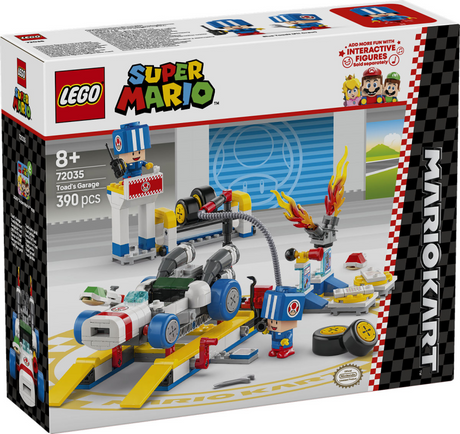 Lego super mario 72035 mario kart sapos garaje