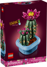 Lego botánicos cactus en flor - set de decoración de plantas - 11509