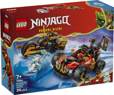 Lego ninjago 71864 vehículos combinados de kai y cole