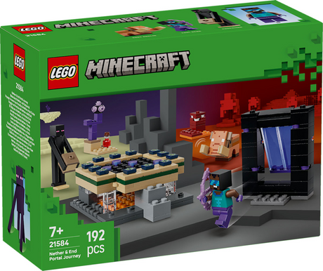 Lego minecraft 21584 viaje al abismo y al portal final