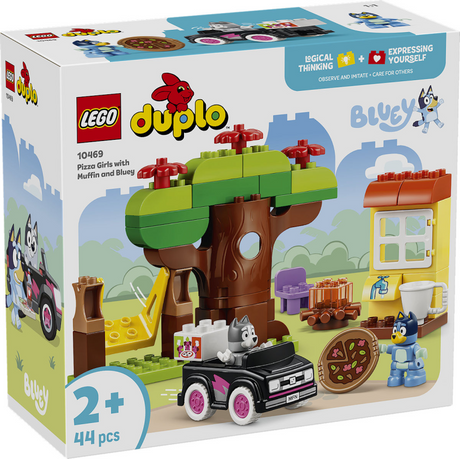 Lego 10469 duplo bluey pizza niñas con muffin y bluey