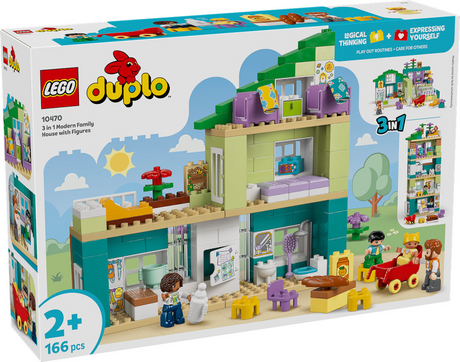 Lego Duplo Town 10470 - casa - 3 en 1 - incluye figuras