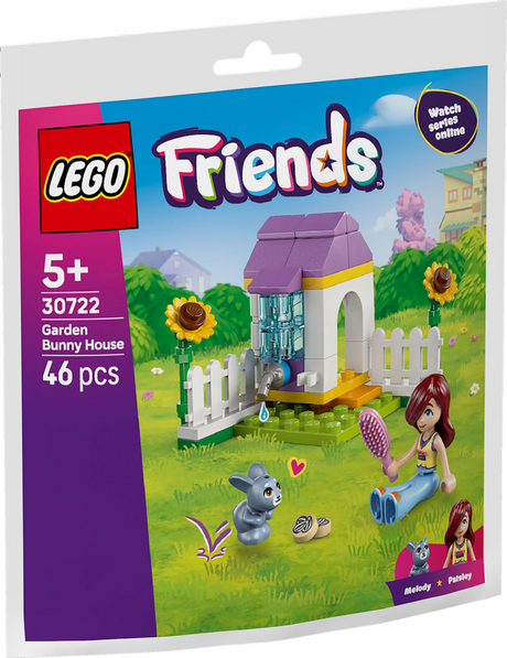 Lego friends 30722 conejera en el jardín