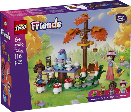 Lego friends fiesta de té en el bosque juguetes para niños y decoración infantil 42690