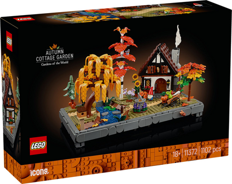 Lego Icons 11372 Jardín de otoño con cabaña