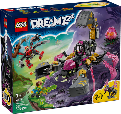 Lego dreamzzz 71513 excavadora de escorpiones de pesadilla