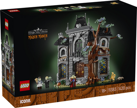 Lego icons burgemeestershuis - griezelig landhuis bouwpakket voor volwassenen 11383