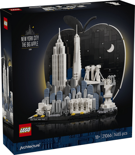 Lego arquitectura ciudad de nueva york – kit de construcción de la gran manzana - 21066