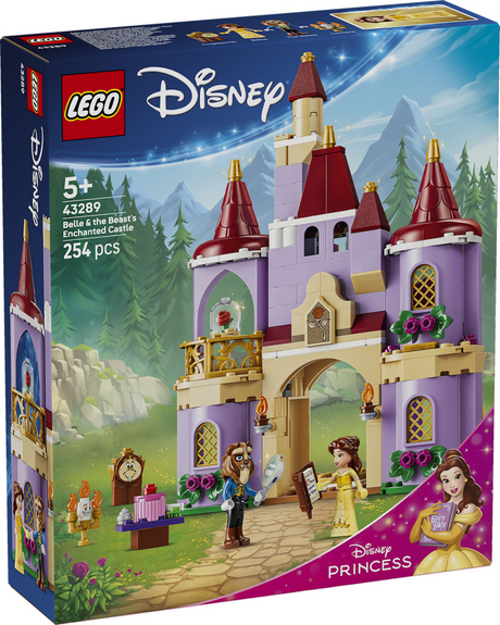 Lego ǀ princesas de disney el castillo encantado de la bella y la bestia kit de construcción para niños 43289
