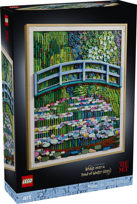 Lego® Art Claude Monet – Puente sobre un estanque con nenúfares 31220