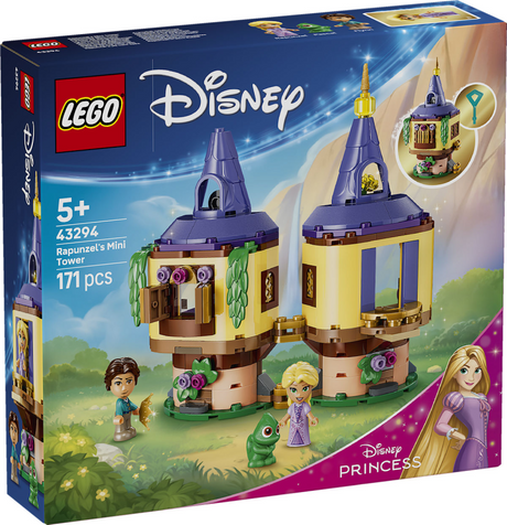 Lego ǀ Kit de construcción de minitorre de Princesas Disney Rapunzels para niños 43294