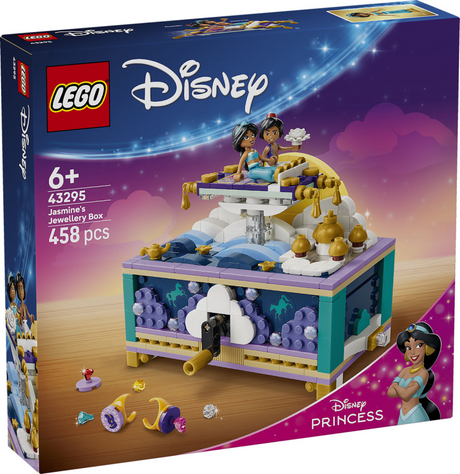 Lego ǀ joyero de princesas disney jazmines juguete para construir para niños 43295