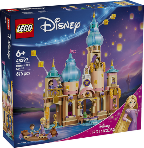 Lego ǀ castillo de princesas disney rapunzels juguetes para construir para niños y decoración 43297