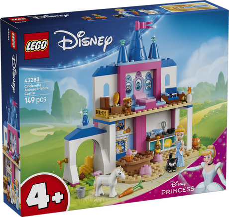 Lego ® ǀ Disney Princess Castillo de Cenicienta con Amigos Animales - Juguetes de construcción para niños con Cenicienta y 4 animales - 43283