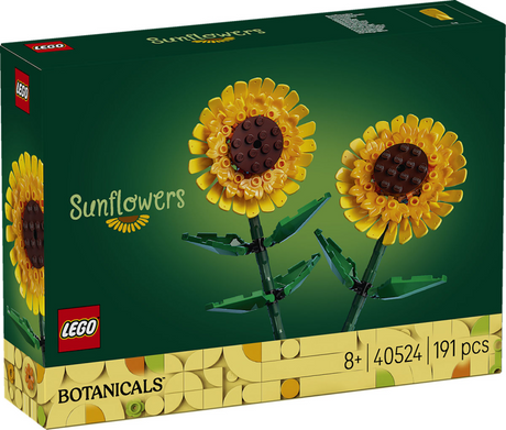 Girasoles icónicos de Lego - colección botánica - 40524
