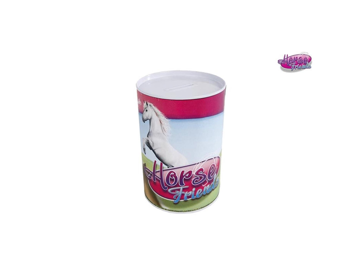 Lata ahorro Horse Friends ø8x12cm